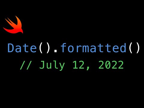 New Way to Format Dates in Swift (5.5) thumbnail