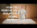 Canadian Red Cross Protocol: Effective Use of Isolation Gowns