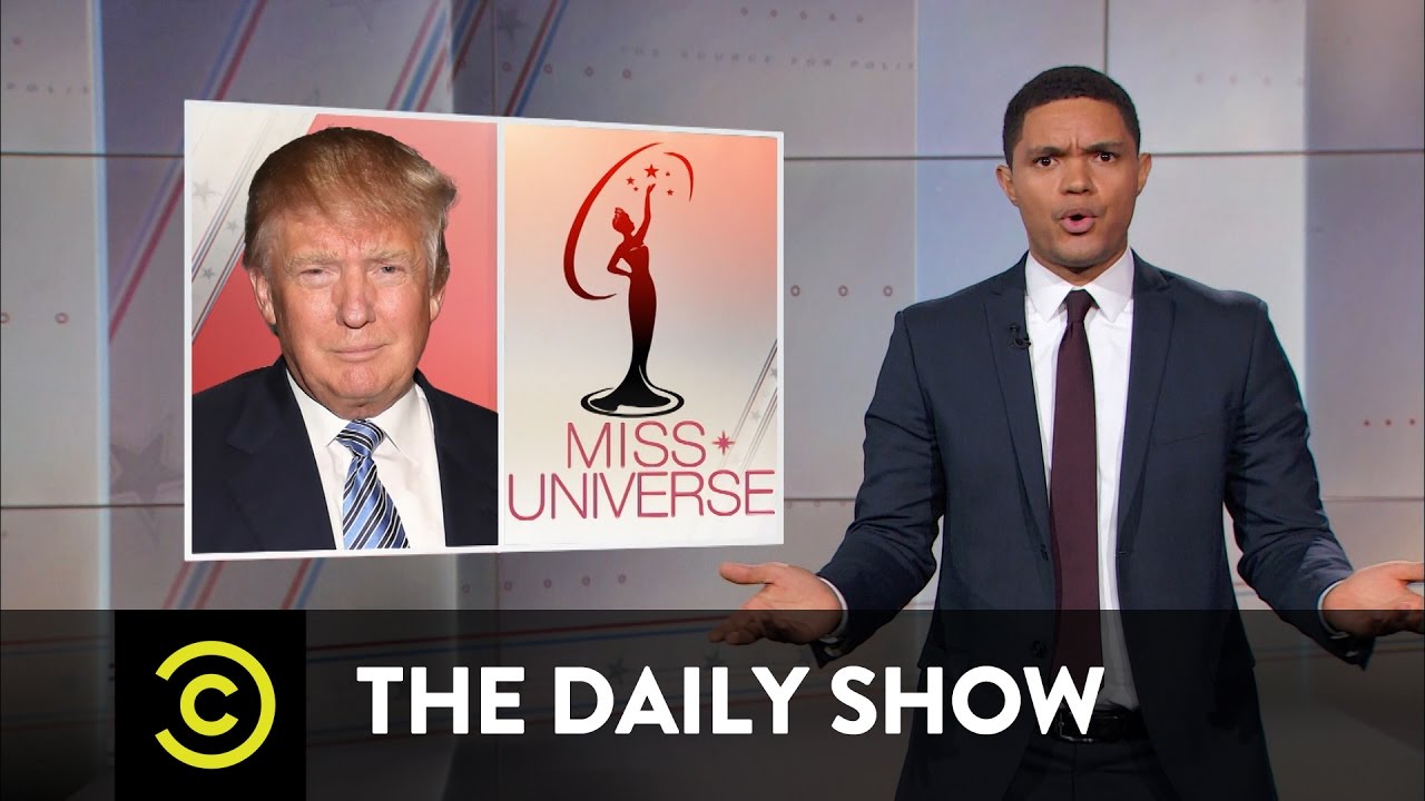 Donald Trump Doubles Down on Fat-Shaming Miss Universe: The Daily Show - YouTube