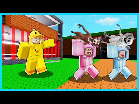 MIPAN & ZUZUZU Steal Deer and Owl Monsters 99 Days in the Jungle! ROBLOX