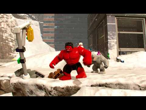 LEGO MARVEL : RHINO VS RED HULK