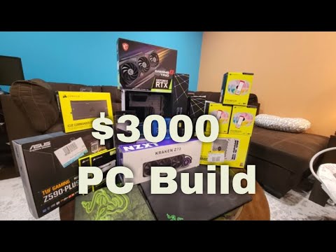 $3000 PC Build | Lian Li PC-O11 Dynamic | Time-lapse