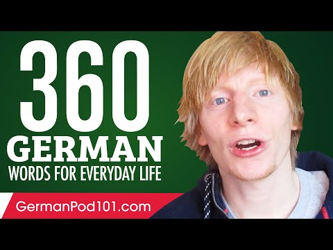 380 German Words for Everyday Life Basic Vocabulary 19