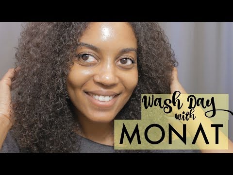 Monat Wash Day on Natural Hair | First Impressions