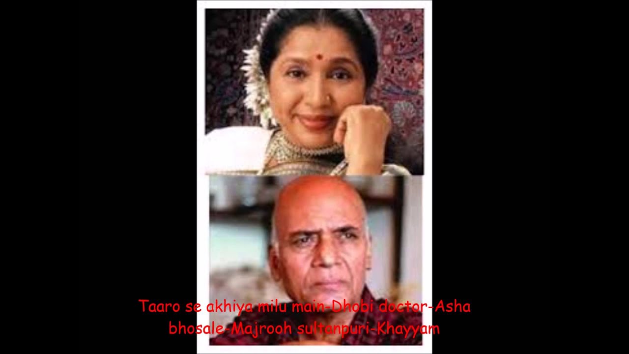 Taro Se Ankhiya Milau Mai Lyrics | Dhobi Doctor | Asha Bhosle | Khayyam