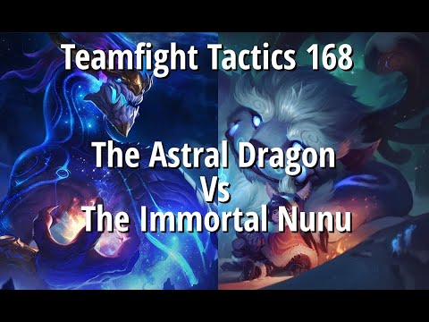 Teamfight Tactics 168 - The Astral Dragon vs The Immortal Nunu (PBE)
