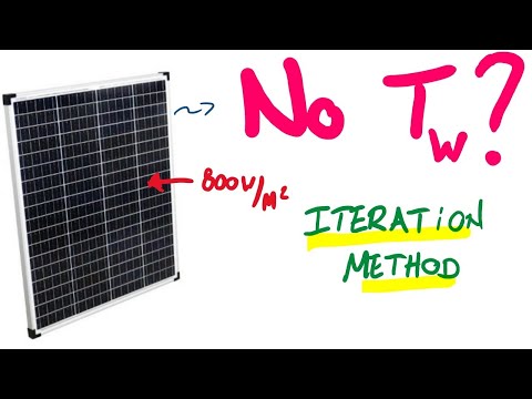 Iteration method on a constant heat flux flat plate (qw) - W9Q2