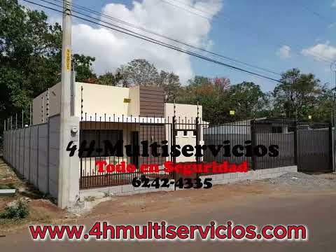 Cerca Eléctrica, Alambre Navaja, Malla Ciclón Palmares Alajuela Costa Rica