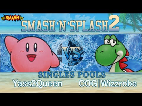 Smash'N'Splash 2 - Yass2Queen (Kirby) vs COG|Wizzrobe (Yoshi) - Singles Pools