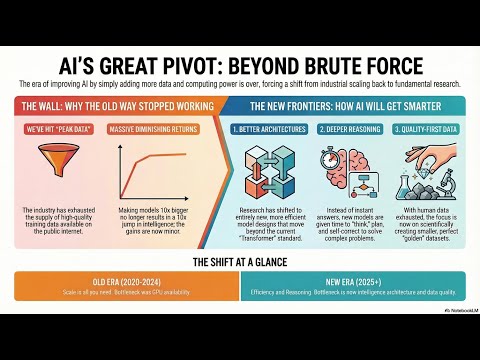 🤯 AI IS BROKEN: The End of Brute-Force Scaling & The NEW Path to AGI. AI's SCALING ERA IS DEAD??!!