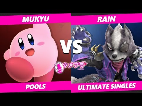 Umebura JM2019 SSBU - Mukyu (Kirby) Vs. YG | Rain (Wolf) Japan Smash Ultimate Tournament Pools