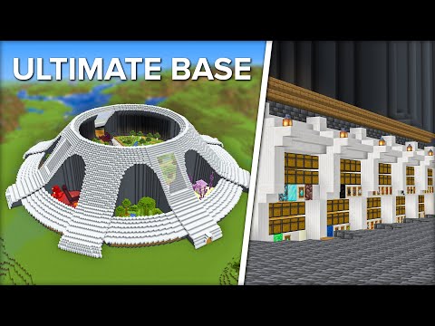 We Built The ULTIMATE Storage Base in Minecraft Survival