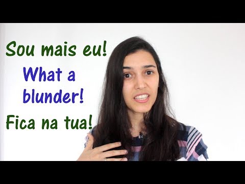 Common Idioms in Portuguese | #RustyResponde 10