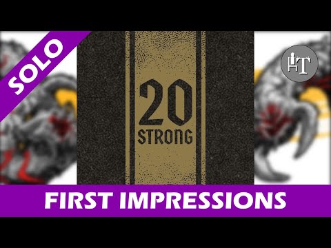 First Impressions of 20 Strong - Solar Sentinels - Solo Board Game