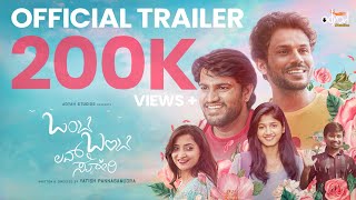 Onty Bunty Love Story - 4K Official Trailer | Yatish Pannasamudra | Vaibhav | Shruthi | Shweta Bhat