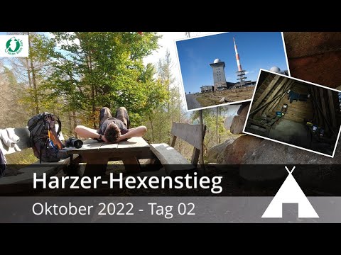 Harzer Hexenstieg 2022 Tag 02 - Schachtkopf-Hütte bis Schutzhütte | Mehrtageswanderung