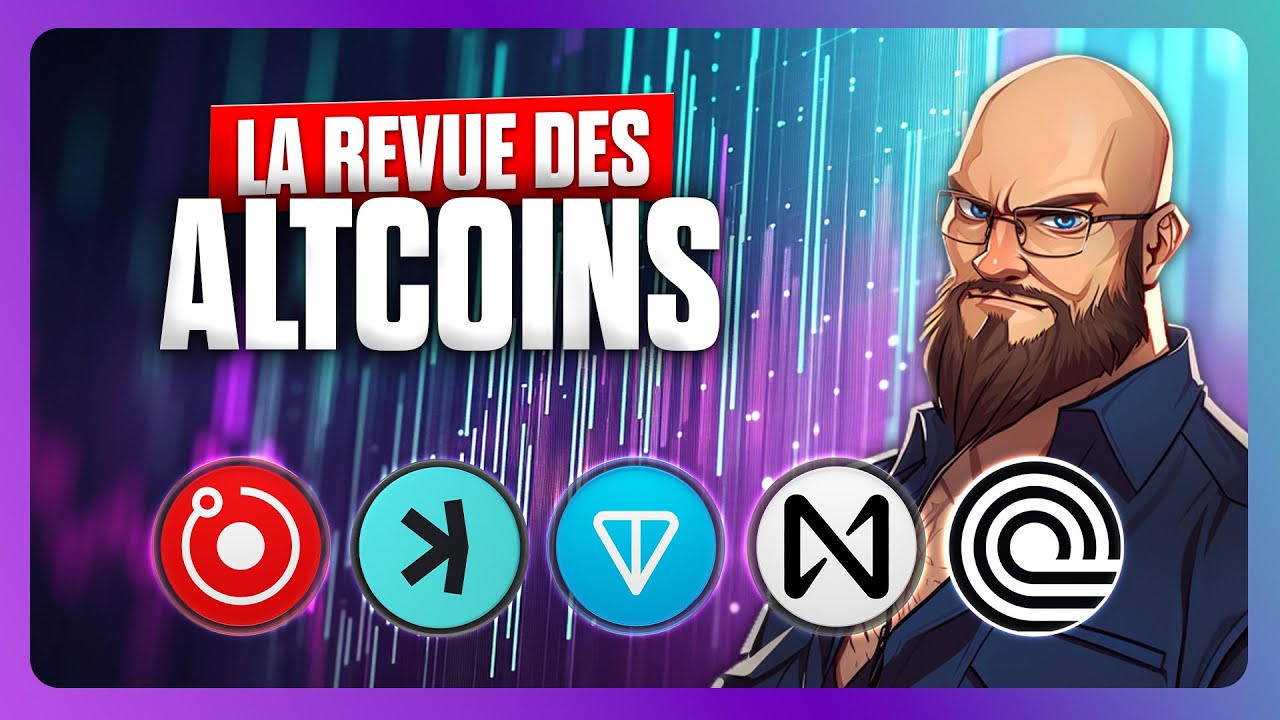 👀📊 RENDER, KAS, TON, NEAR, ONDO : la revue des ALTCOINS ! 💎