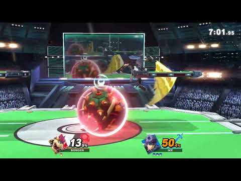 Scratch (Bowser) vs Rhigeku (Ike) - Online Matches, Rhigeku is Free Edition