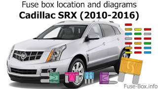 Fuse box location and diagrams: Cadillac SRX (2010-2016)