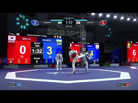 104 Round of 64 M +80kg UZB SALAEV S  KOR SON T H  PGM