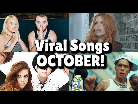 Top 40 Songs that are buzzing right now on social media! - OCTOBER 2022!