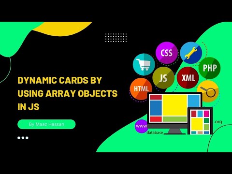 How To Create A Dynamic Cards Using Html Css Javascript