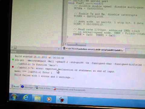 Atmel AVR STK500 Software Errors