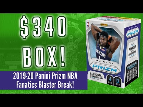 $340 Blaster Box!!! 2019-20 Prizm NBA Fanatics Exclusive! (Green Ice Zion?!)