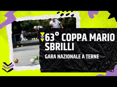 63a COPPA MARIO SBRILLI DEL 27/08/2023 GARA NAZIONALE A TERNE BOCCIOFILA SCANDICCESE
