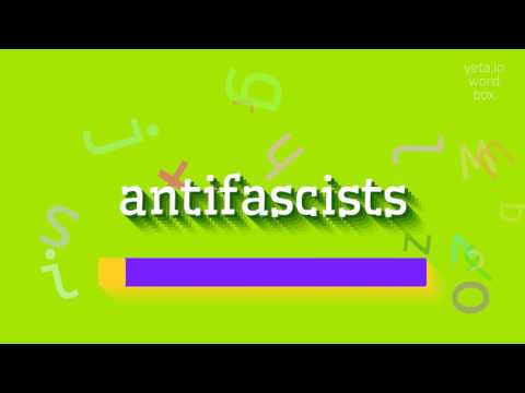 How to say "antifascists"! (High Quality Voices)