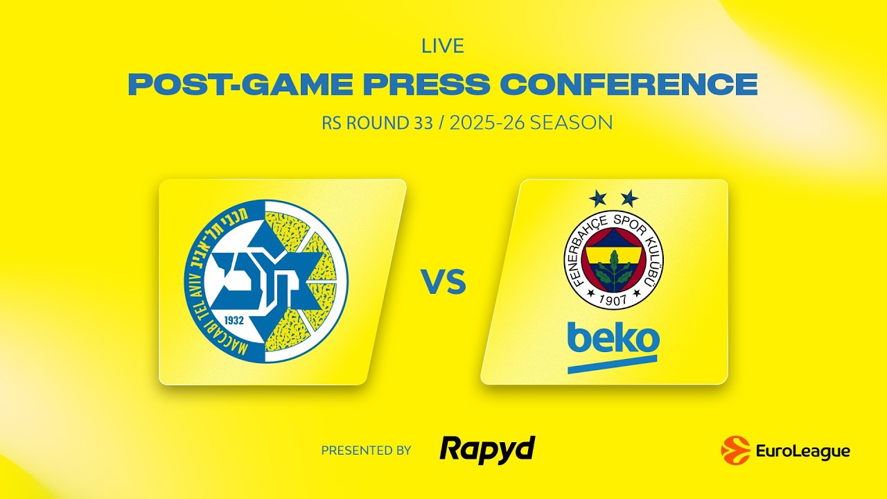 Press conference - Maccabi Rapyd Tel Aviv vs Fenerbache | צפו במסיבת העיתונאים