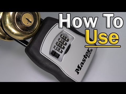 How To Use A Master Lock Key Box
