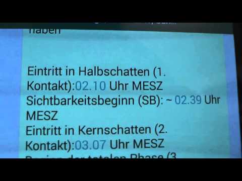 Doku zur totalen Mondfinsternis am 28.9.2015 [Full Movie]