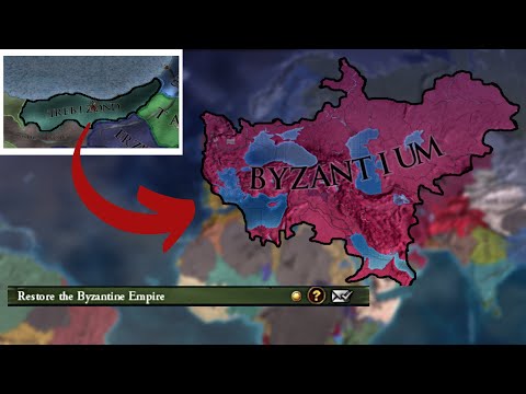 EU4 Timelapse | Trebizond is restoring BYZANTIUM