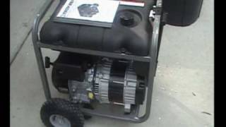 preview picture of video 'Portable Generator Powering a 230V 18000 BTU Air Conditioner'