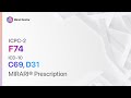 F74 Neoplasm of eye/adnexa ( ICD-10: C69, D31 ) - MIRARI® Prescription