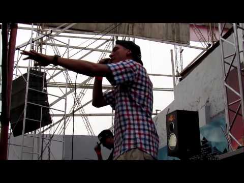 KLIBRE "ZONA INFAME" NUEVO TEMA - HIP HOP ON THE BEACH 2015