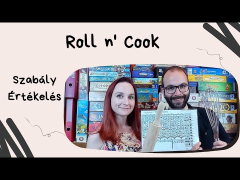 Dobj és főzz! Roll n' Cook társasjáték játékbemutató és szabályismertető - Társasozz Okosan!