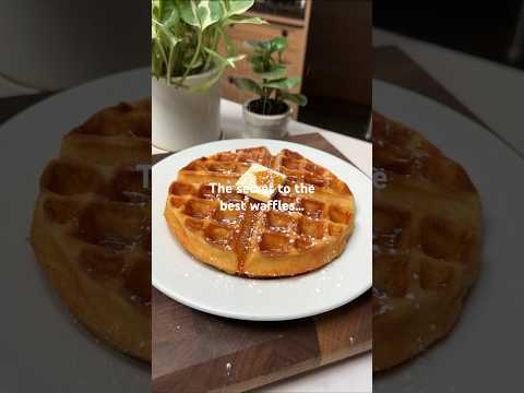 The secret to the best waffles… ✨
