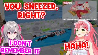 Miko Asks Riona About Her Huge Sneeze During the Sleep Stream