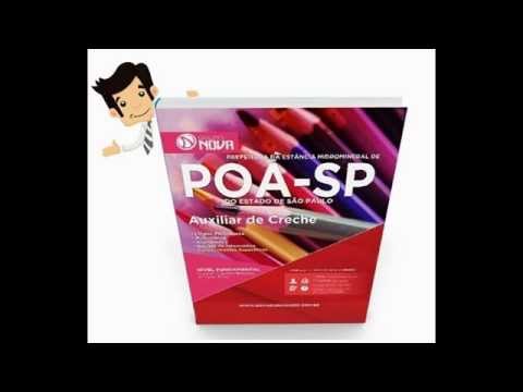 Apostila Concurso Poá 2015 - Auxiliar de Creche