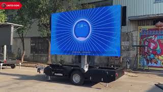 USMT-8 Mobile Trailer: Hydraulic & 360° Rotation Demonstration
