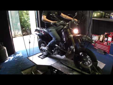 Suzuki DRZ 400 athena 440 yoshimura rs2 fcr39 dyno run 1/2