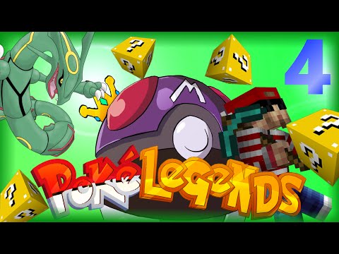 PokeLegends SMP: Pixelmon 3.4: Rayquaza and Lucky Blockstacle Course! #4
