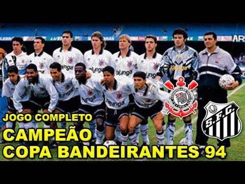 Corinthians 6 x 3 Santos Final Copa Bandeirantes 09/08/1994 Jogo Completo
