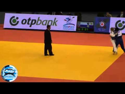 European Judo Championships Budapest 2013 Semifinal -48kg CSERNOVICZKI Eva (HUN) - SAHIN Ebru (TUR)