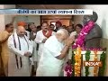 Delhi: PM Modi pays tribute to Pandit Deendayal Upadhyaya at BJP headquarter
