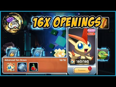 Opening 16x Capsules! - Victini Gacha - Pokeland Legends