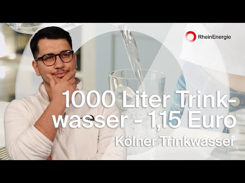 1000 Liter Trinkwasser in Köln kosten 1,15 Euro
