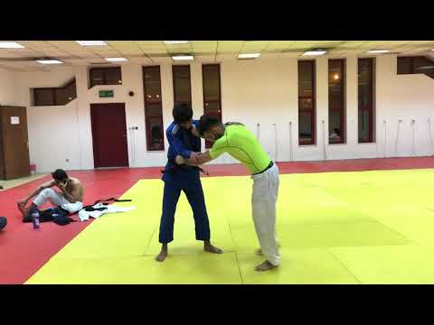 Uchimata technique .